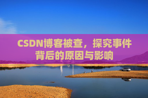 CSDN博客被查，探究事件背后的原因与影响